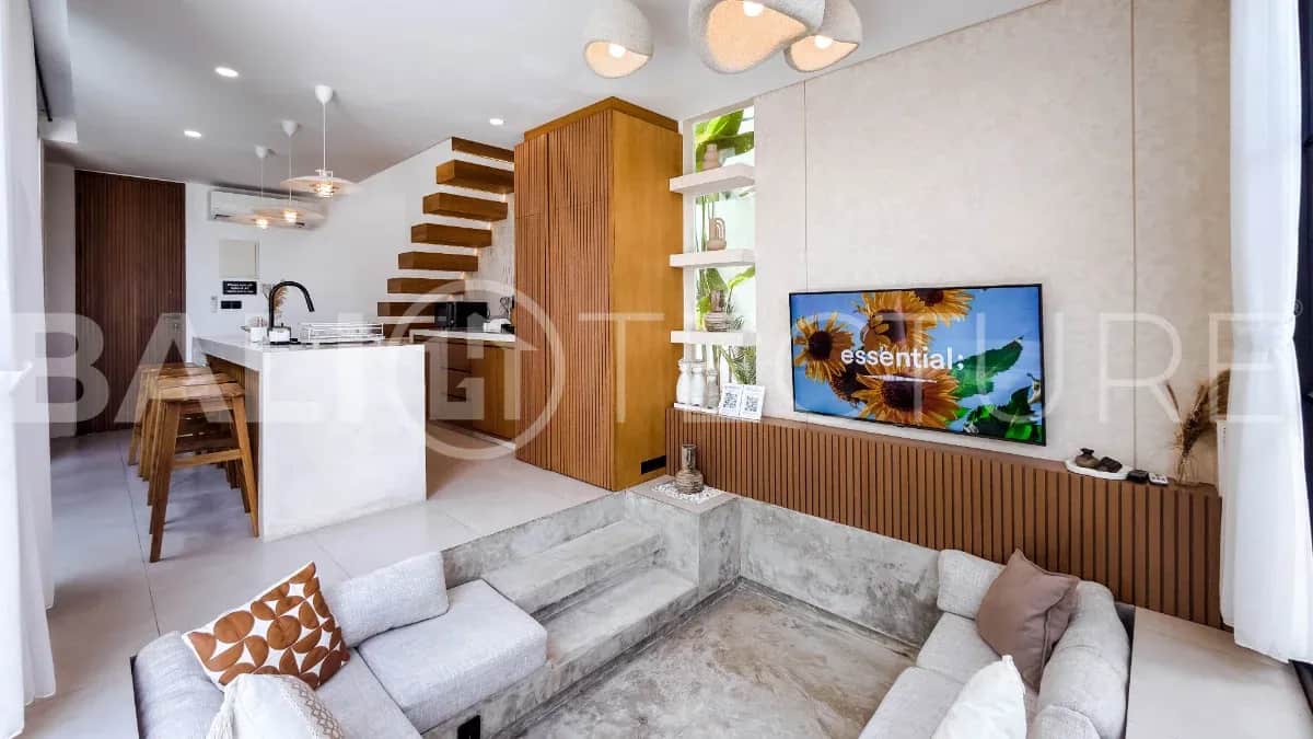 Tropical Coastal 3 Bedroom Villa for Sale near Cemagi Beach