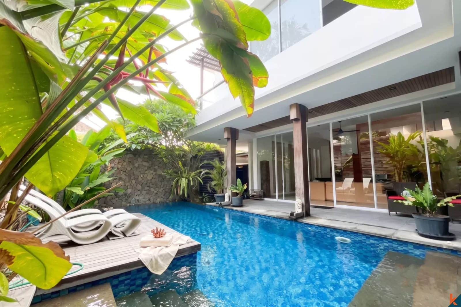 Modern 3BR Villa + Office Room in Kerobokan