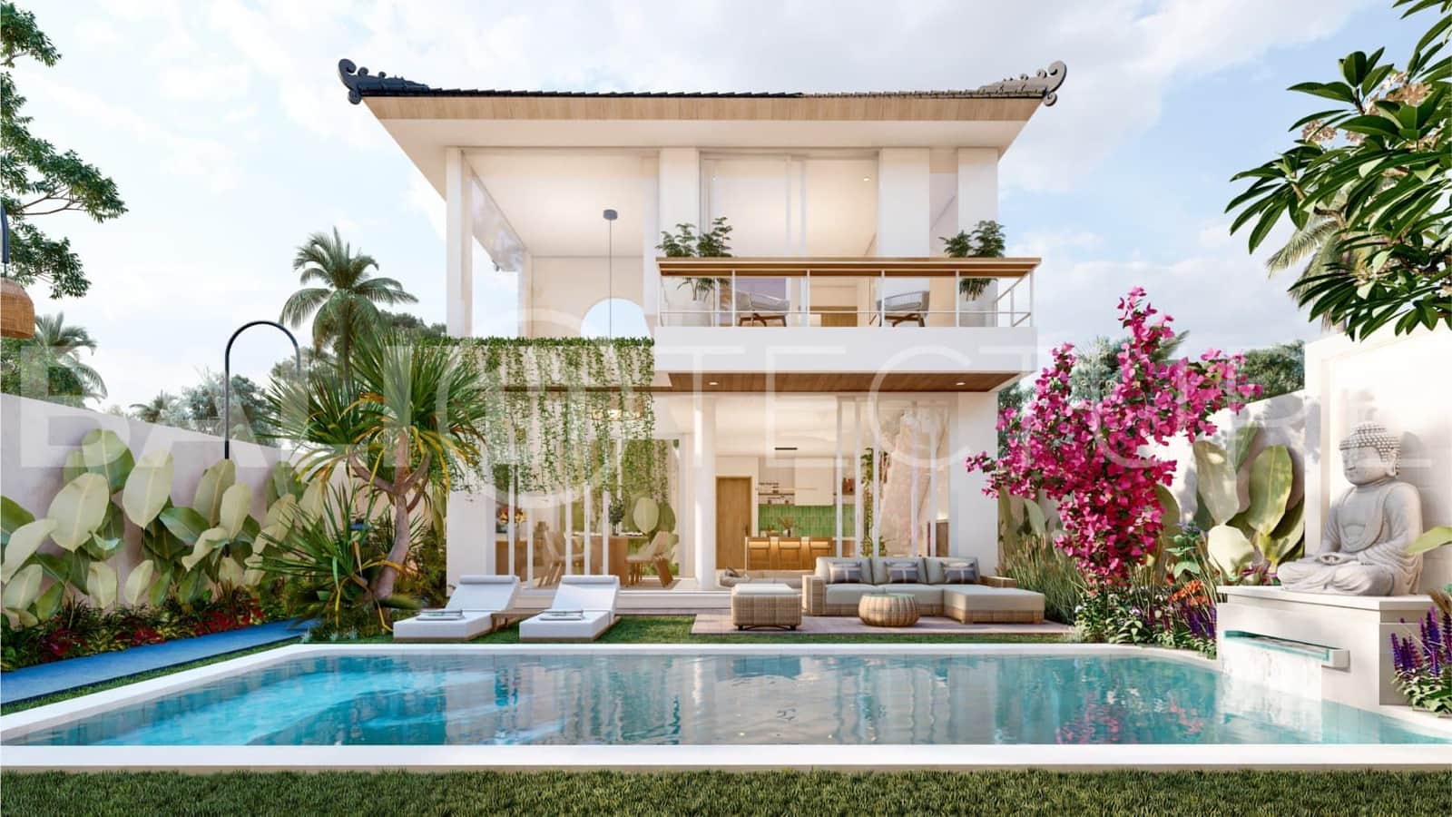 Modern-Tropical 3 Bedroom Villa In Jimbaran
