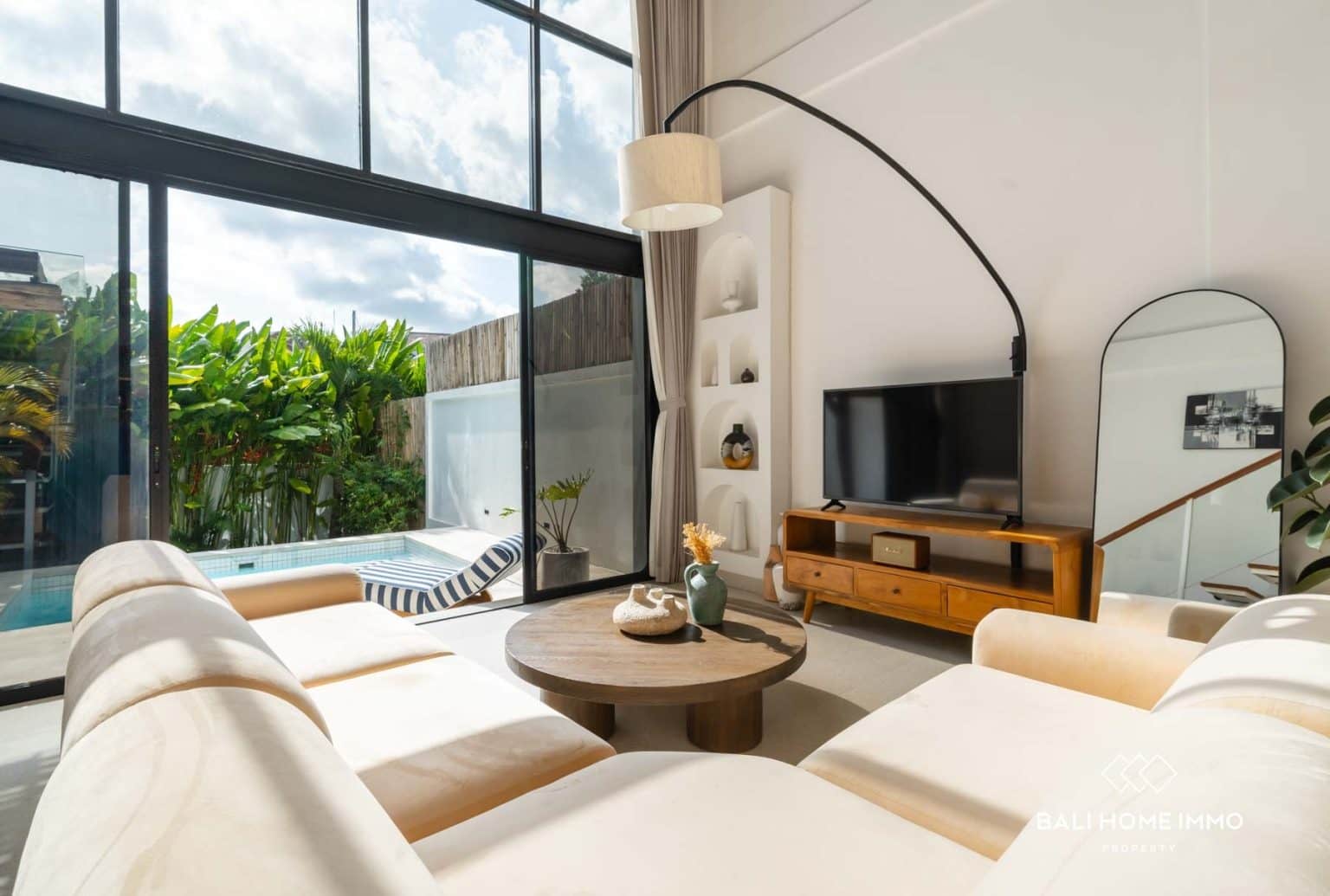 Mezzanine Style 2 Bedroom Villa for Leasehold Sale in Canggu Bali
