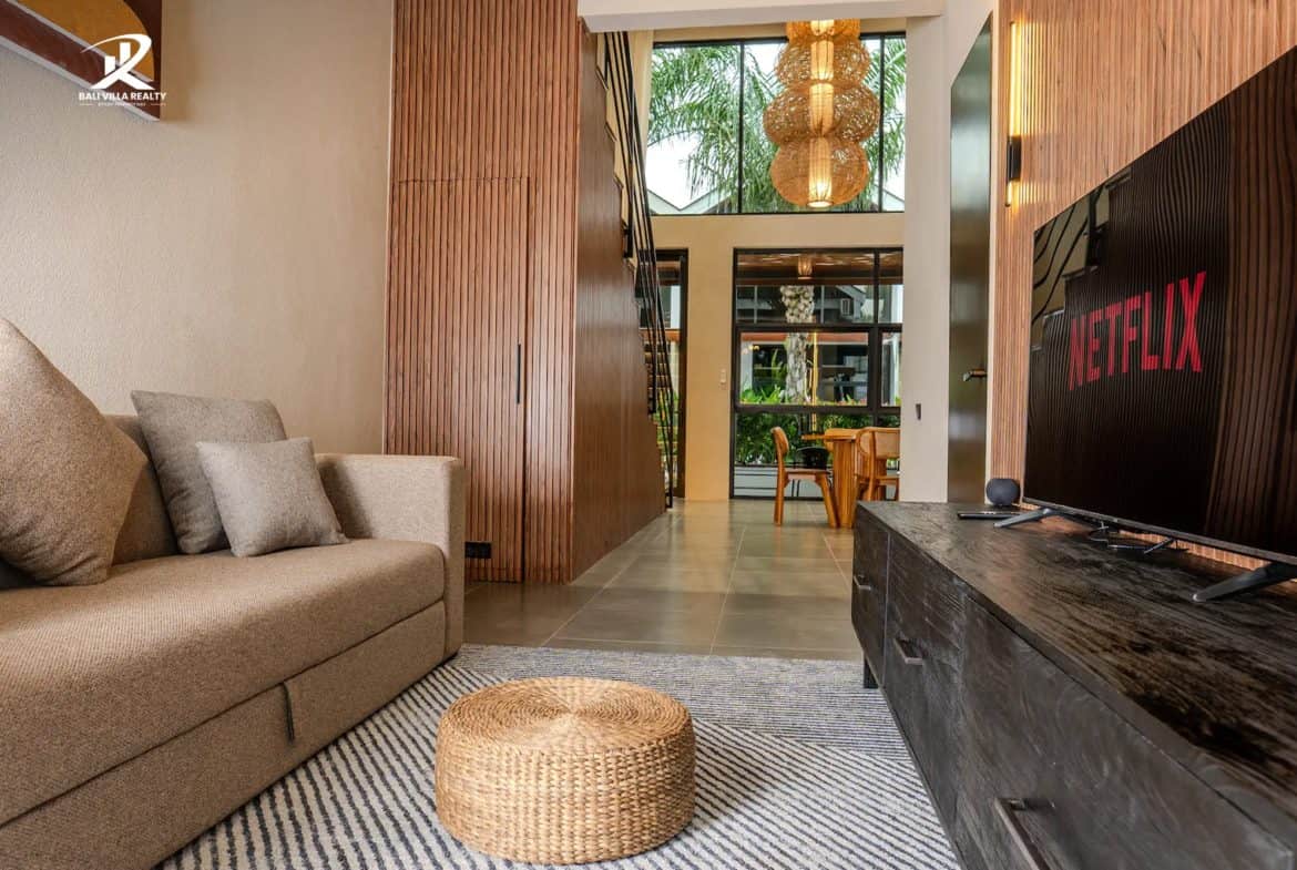 Stylish 1BR Leasehold Townhouse Villa in Prime Canggu
