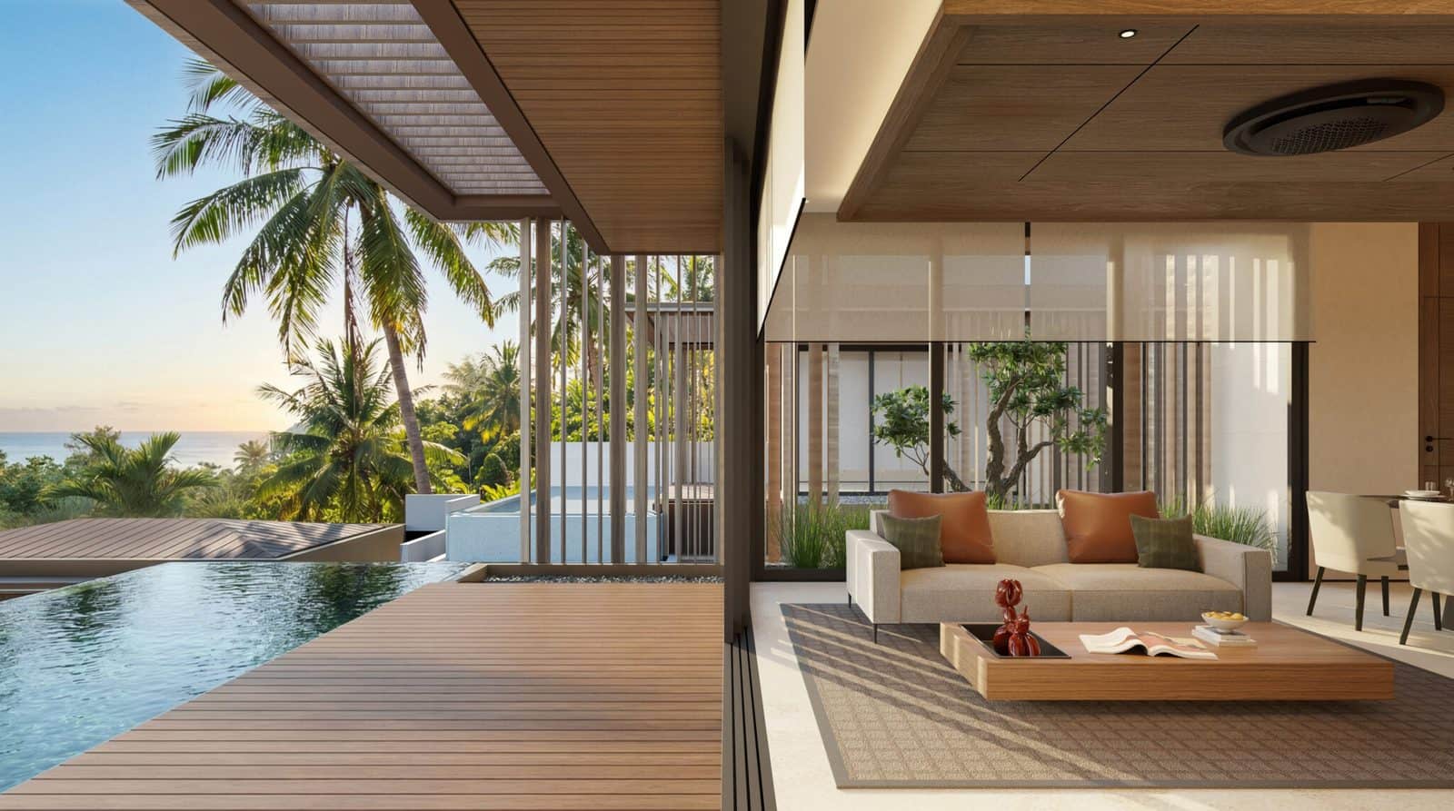 Elevated 3-Bedroom Freehold Villa with Ocean & Jungle Views in Ungasan