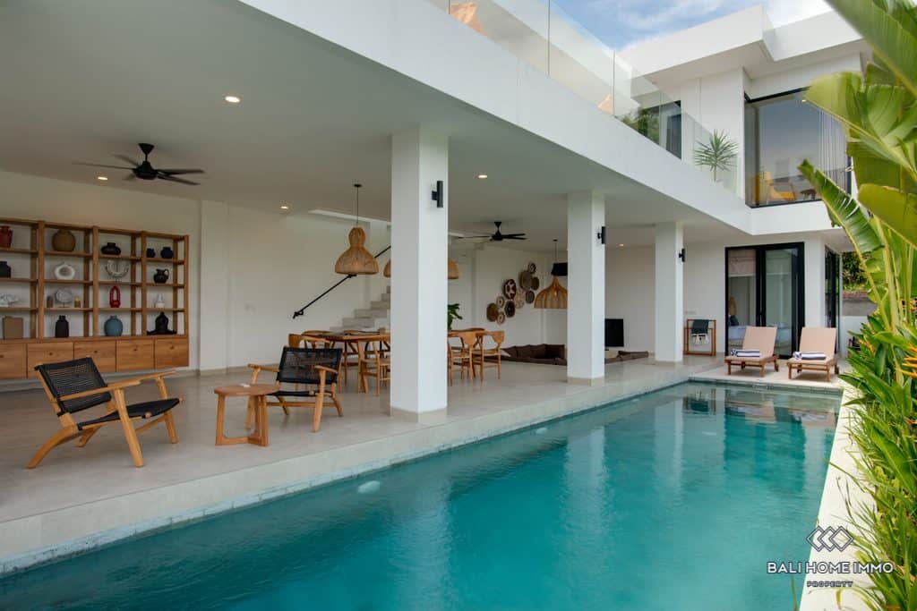 Brand New 5 Bedroom Villa for Sale Leasehold in Bali Canggu Residential Side