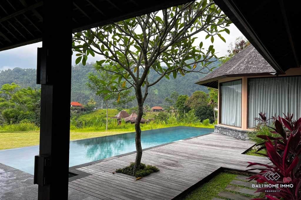 Panoramic view 2 Bedroom Villa for sale freehold in Bali Karangasem Sidemen