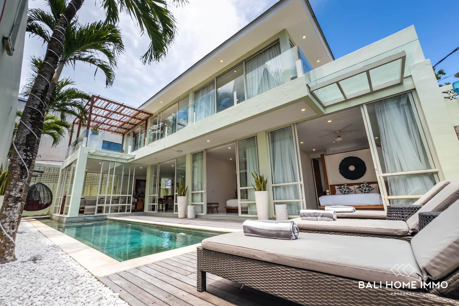 Two Villas for Sale Leasehold near Berawa Beach Canggu