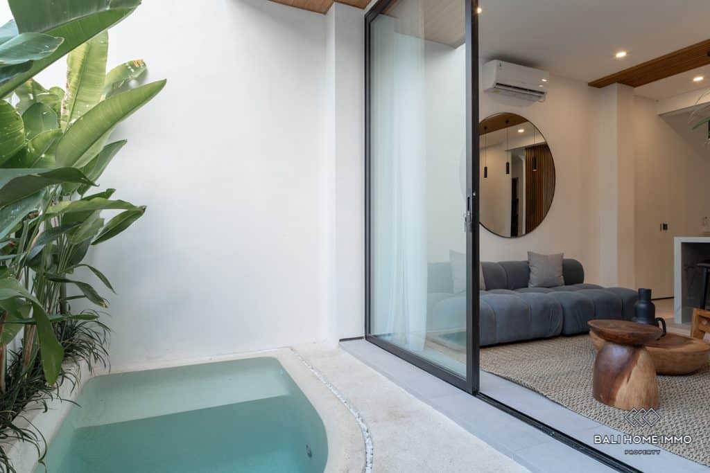 1 Bedroom Apartment with Pool for Sale Leasehold in Bali Canggu Berawa