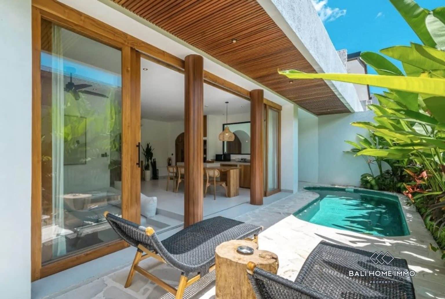Off-plan 2 Bedrooms villa for sale leasehold near Seseh Beach Bali - RF4887B