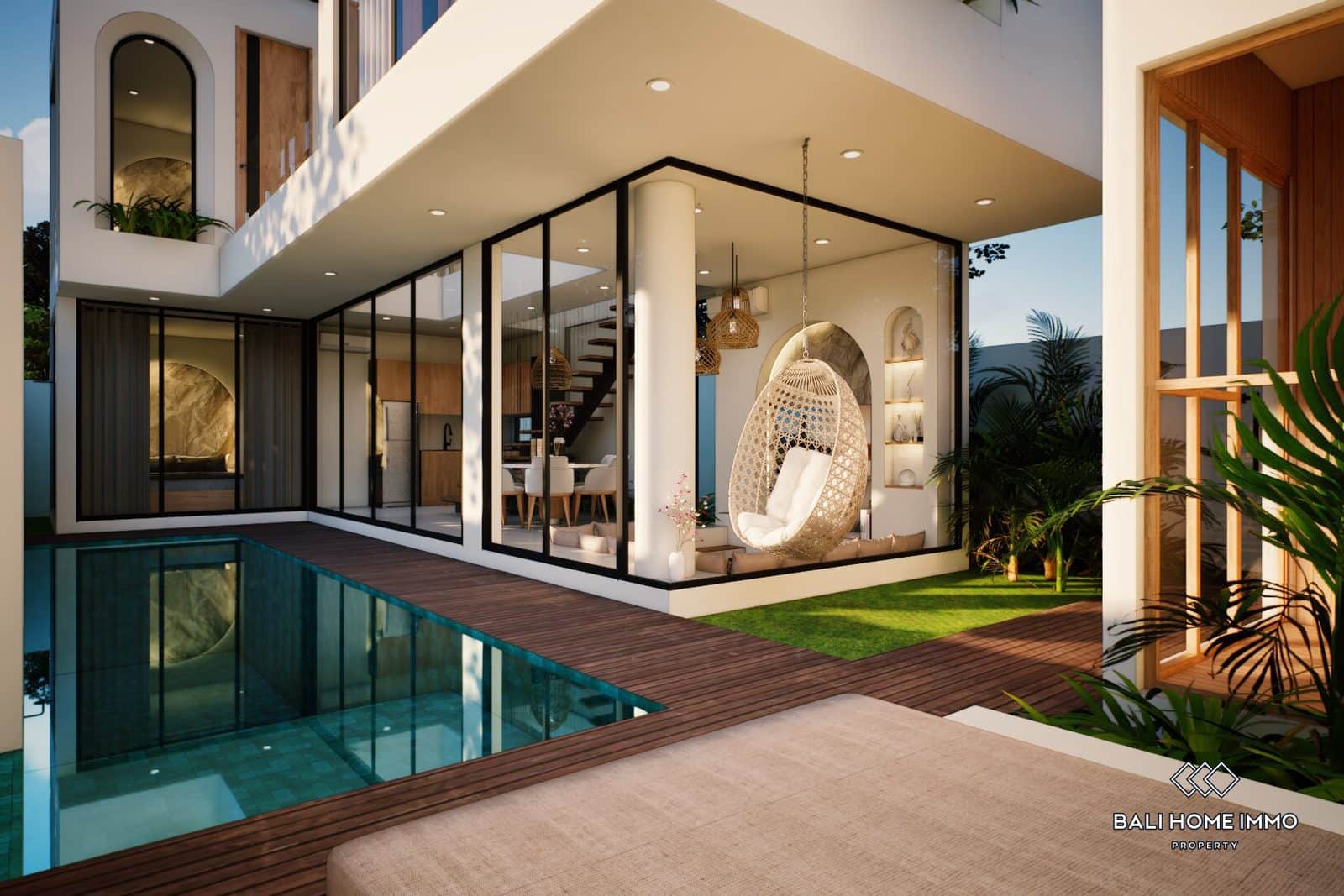 Off-plan 3 bedroom villa for sale leasehold in Bali Berawa - RF7738B