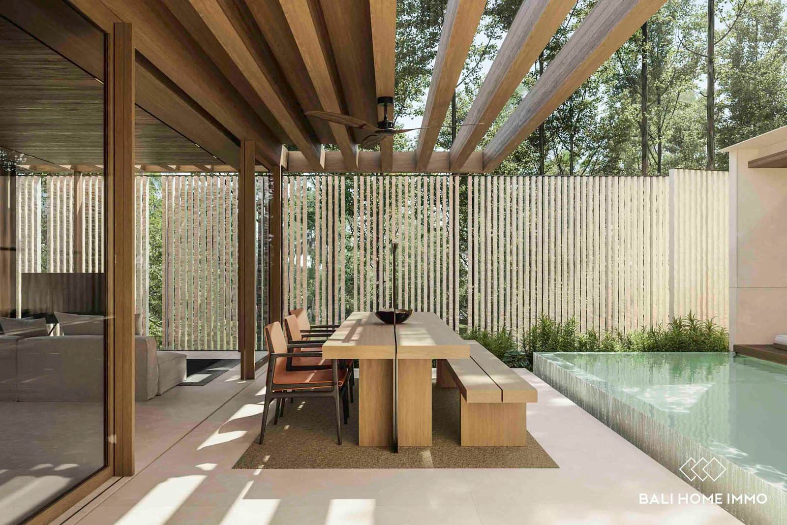 Off Plan 2 Bedroom Modern Villa for sale Near Echo Beach Canggu - RF4076A