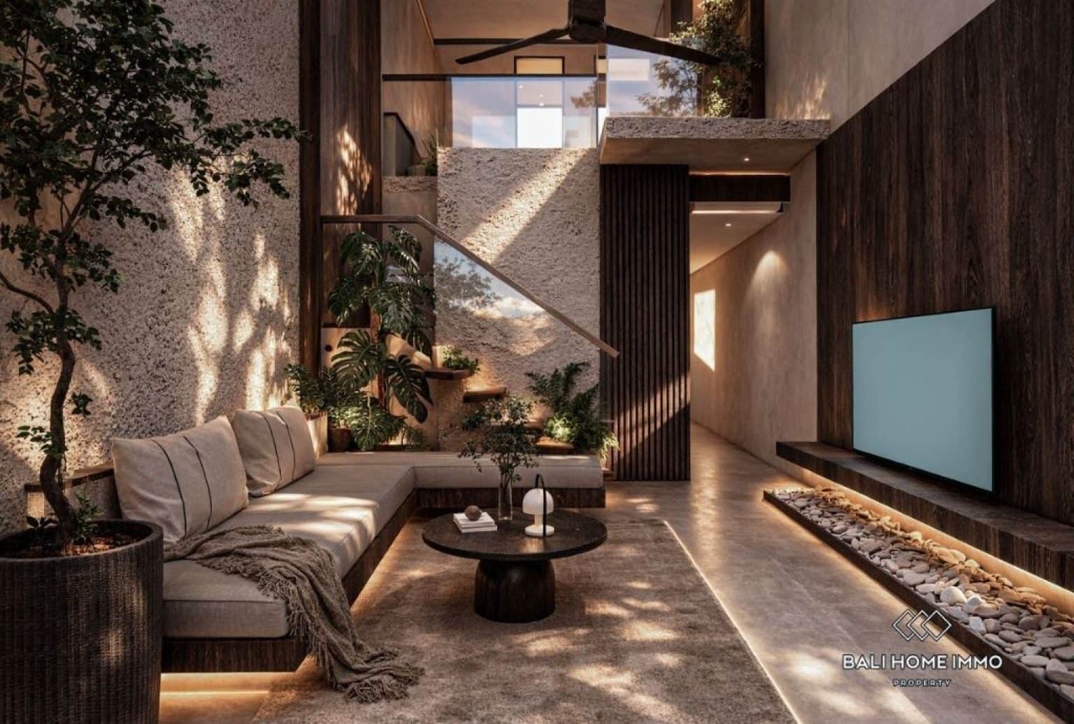 Off-plan 1 Bedroom Loft for Sale Leasehold in Bali Canggu Batubolong Echo beach - RF7466D
