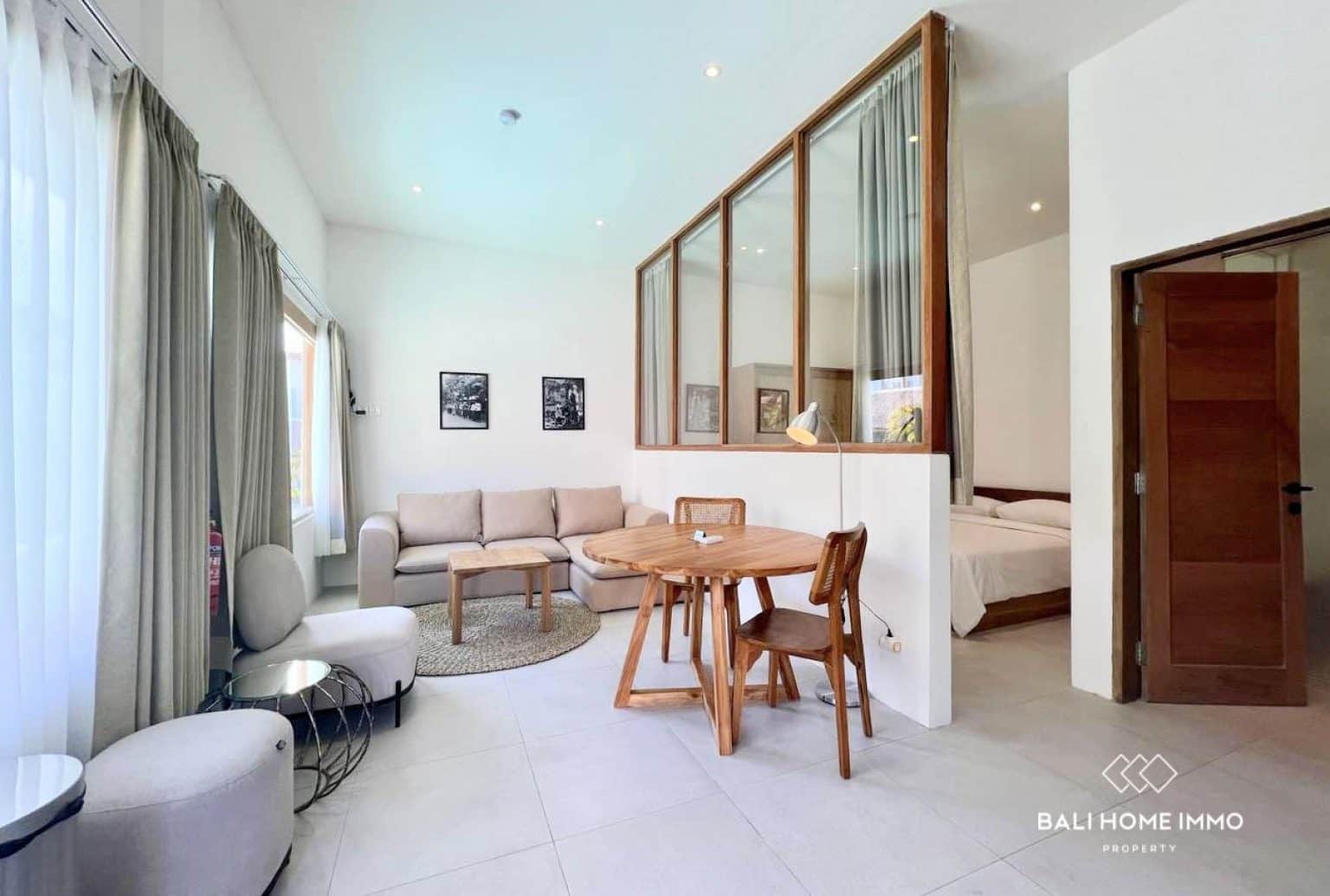 1 Bedroom Apartment for Sale Leasehold in the center of Berawa
