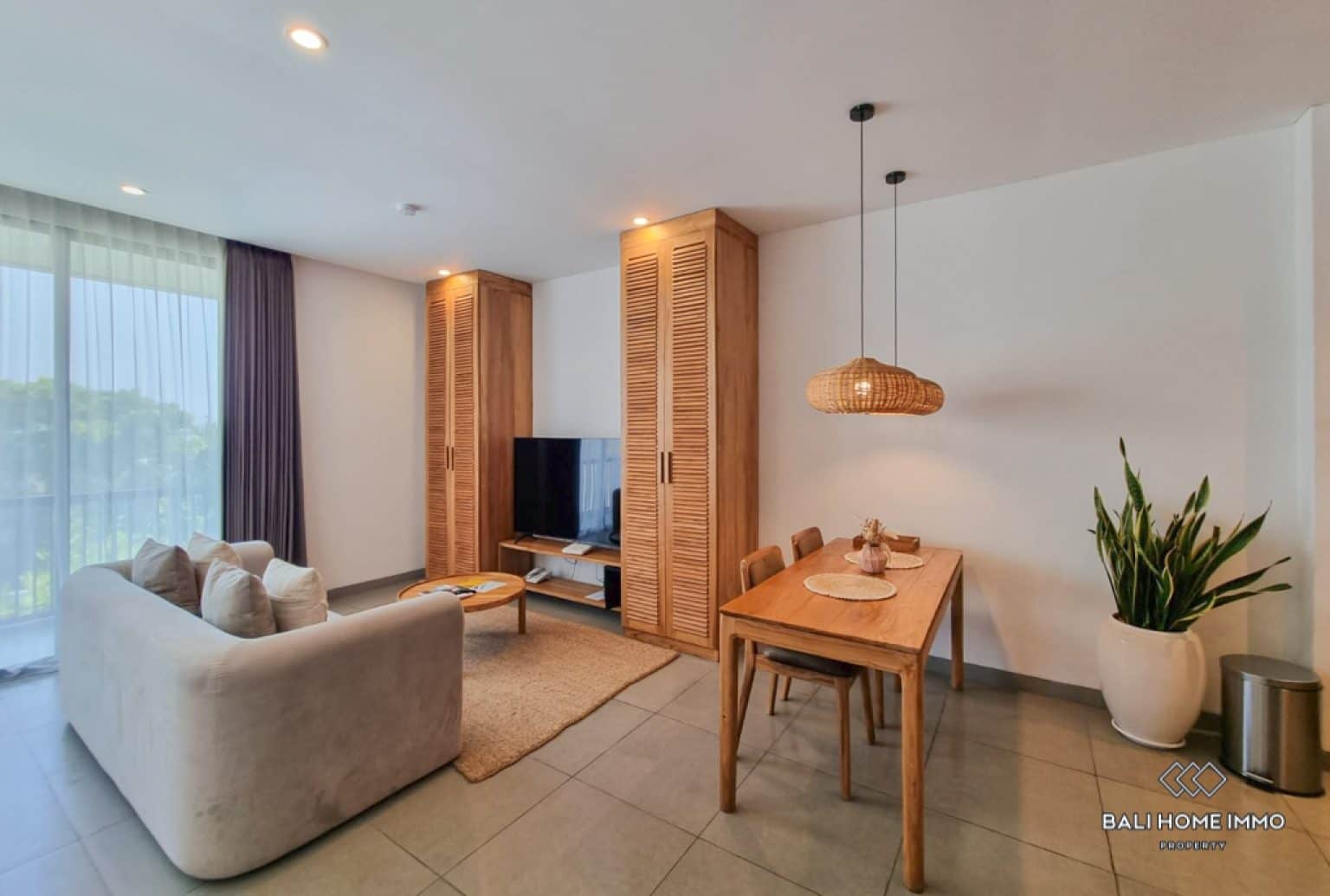 1-bedroom leasehold apartment in Canggu — photo 4 of 5
