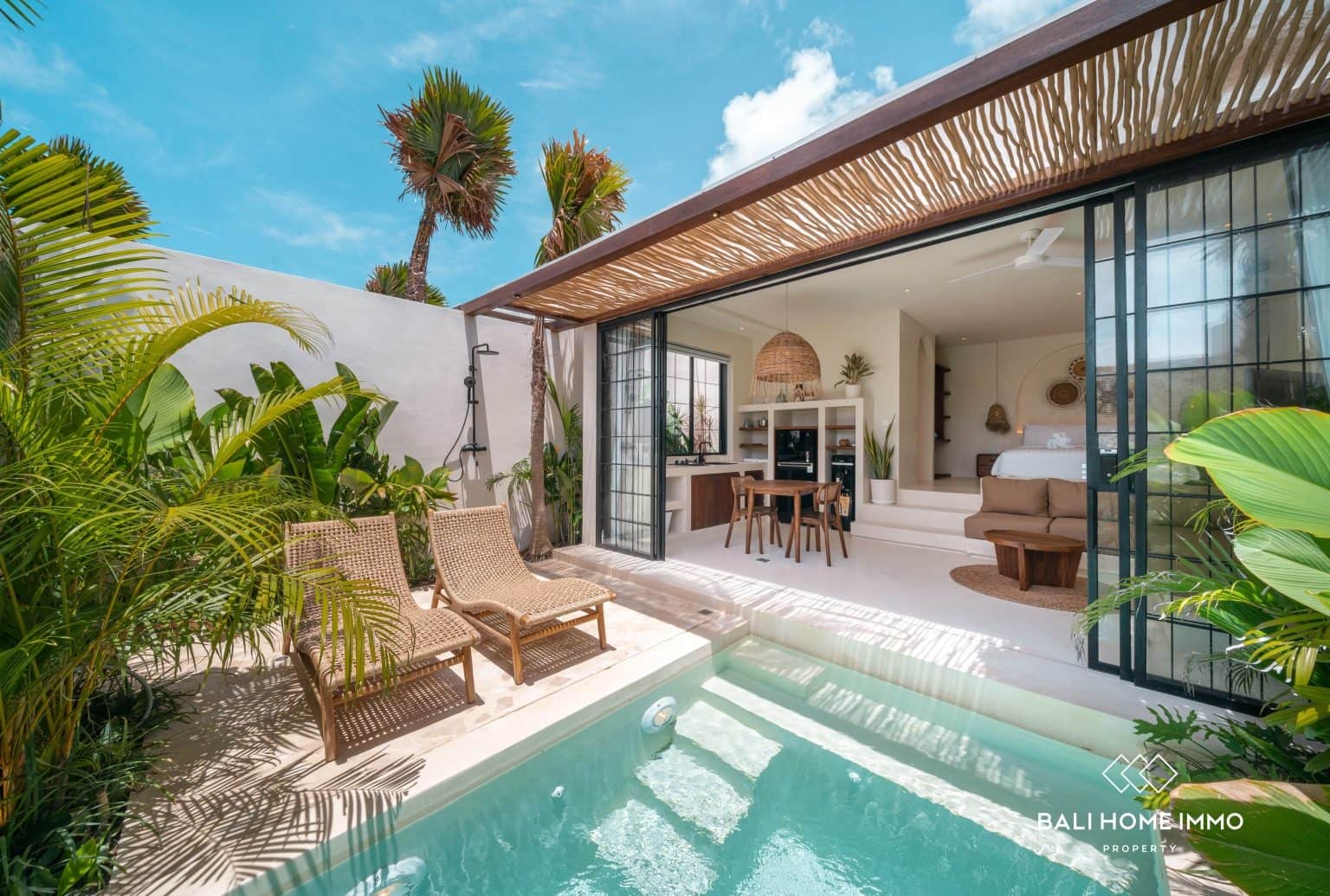 Modern Tropical Design 1 Bedroom Villa For Sales In Umalas