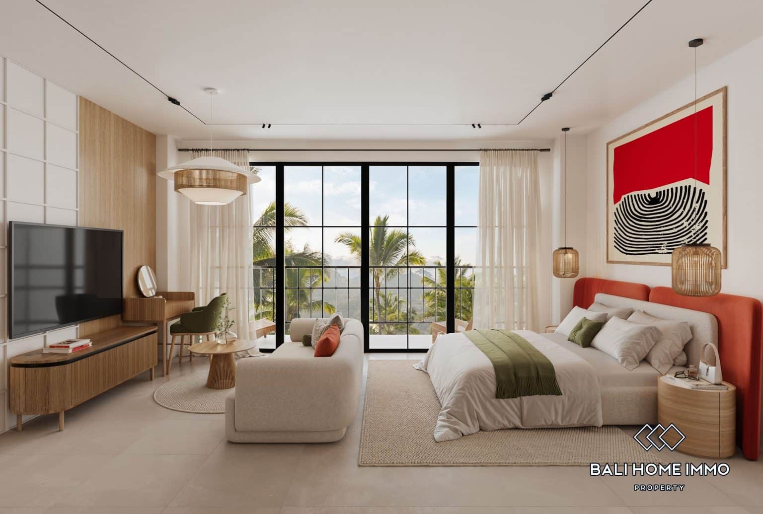 Off-Plan 1 Bedroom Apartment for Sale in Ubud - TJ149B