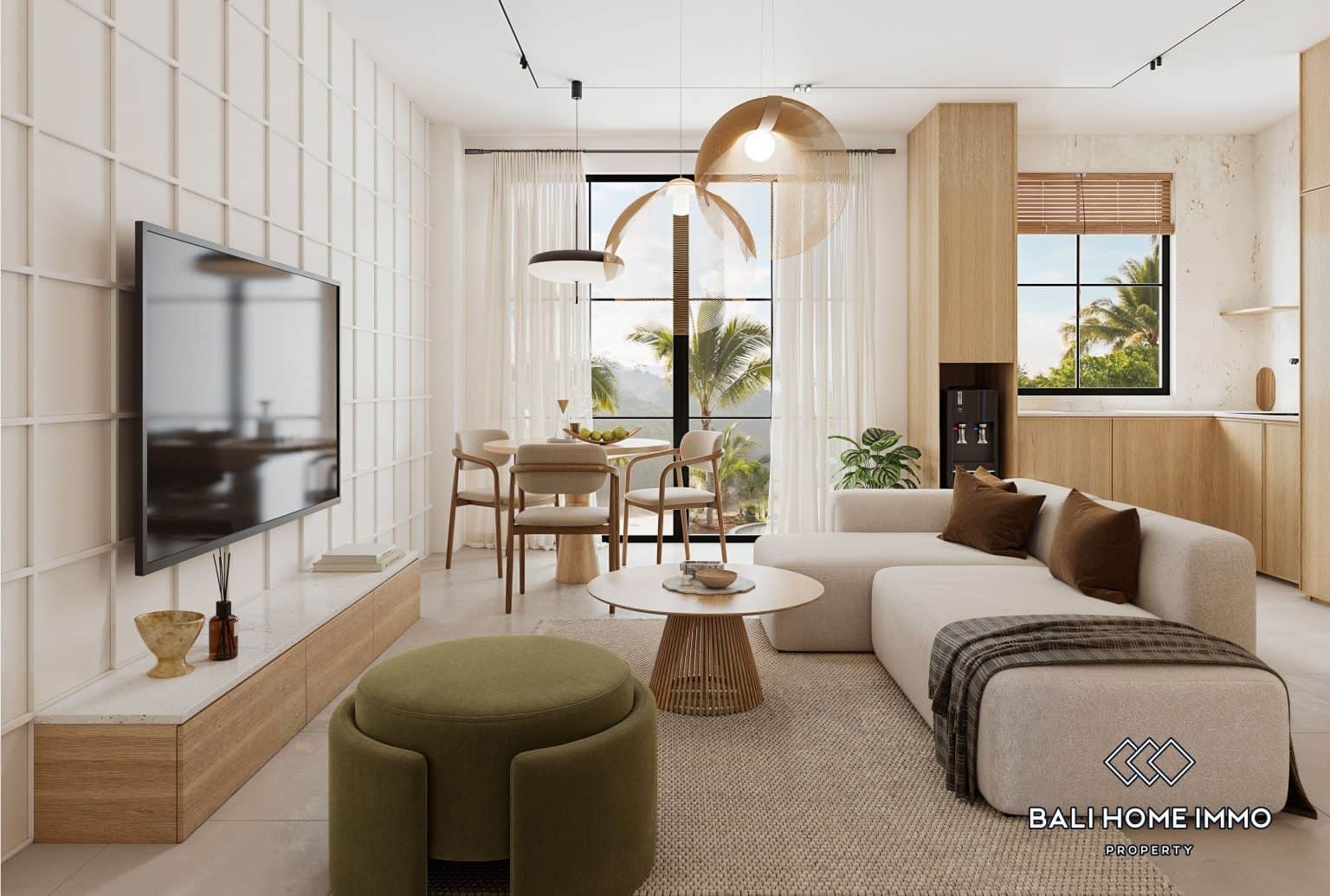 Off-Plan 1 Bedroom Apartment for Sale in Ubud - TJ149D