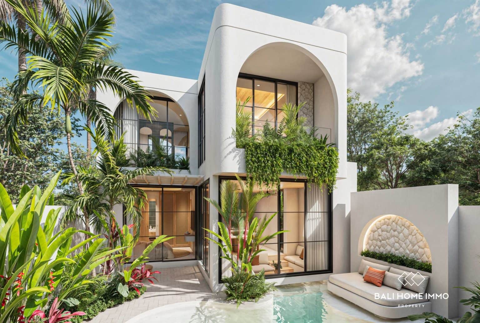 Off Plan 2 Bedroom Modern Villa for Sale Leasehold in Uluwatu Pecatu - Rf8501b
