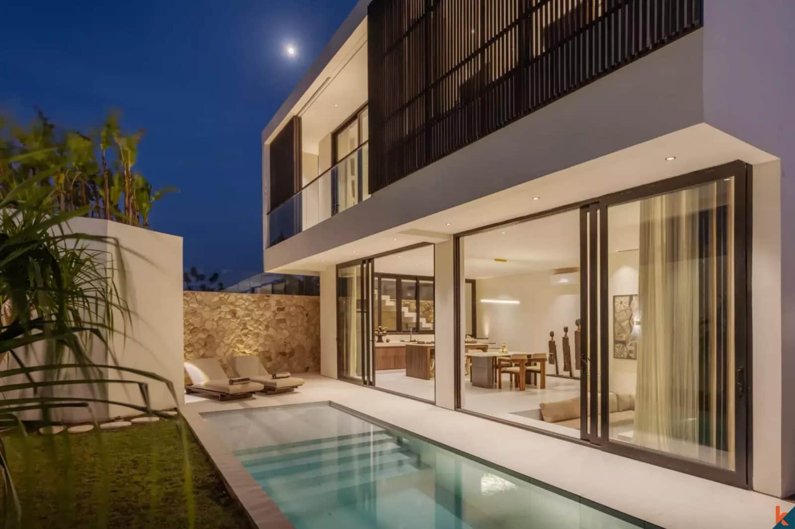 Modern Two Bedroom Leasehold Townhouse Villa in Kerobokan