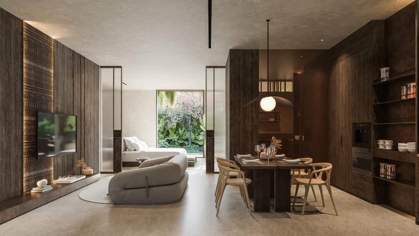 1-bedroom leasehold apartment in Pererenan — photo 3 of 5