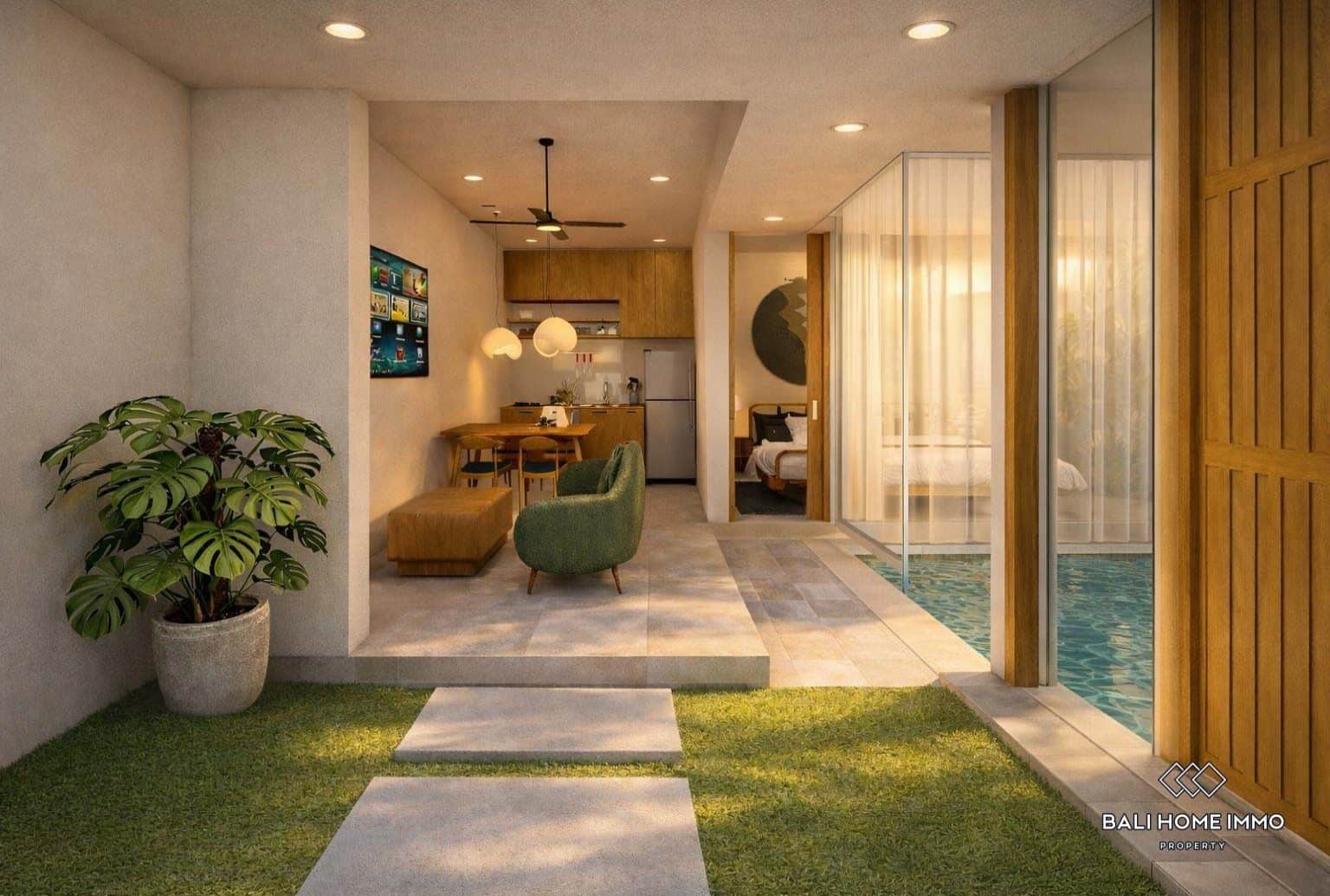 OFF-Plan 2 Bedrooms villa inside a complex for sale leasehold in Bali, Seminyak