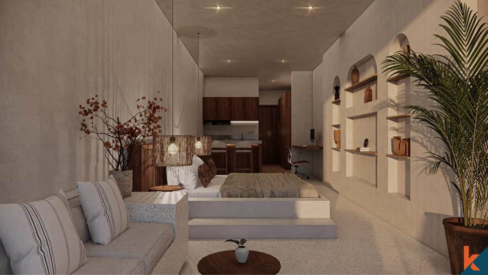 1-bedroom leasehold apartment in Pererenan — photo 3 of 5