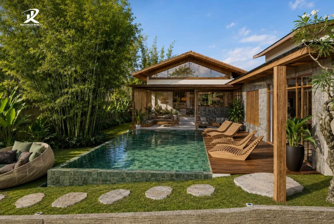 Tropical 2BR Villa in Sayan with Jungle Views for Sale Leasehold