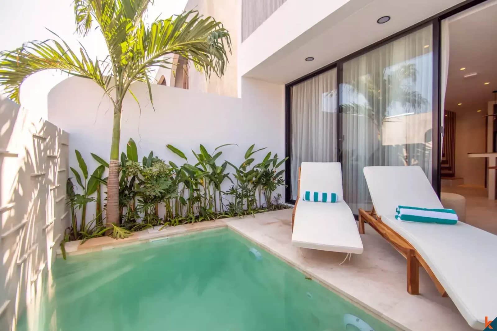 Upcoming stylish one bedroom ocean views property for lease in Ungasan