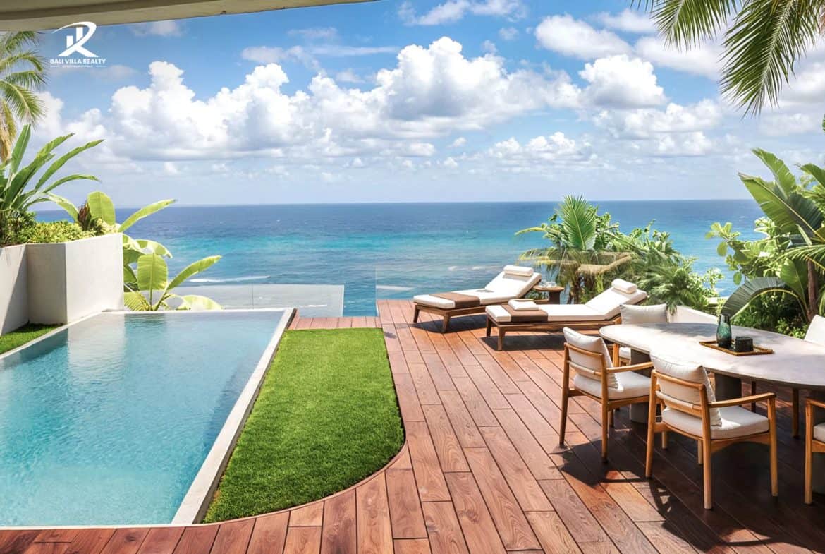 4BR Clifftop Oceanfront Villa in Prime Uluwatu for Sale Leasehold |Under Construction