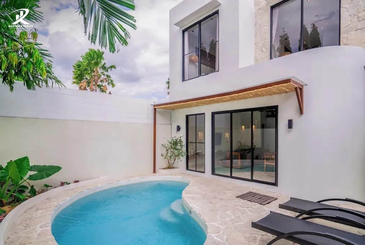 Mediterranean 2BR Villa in Prime Canggu Near Beach for Sale Freehold