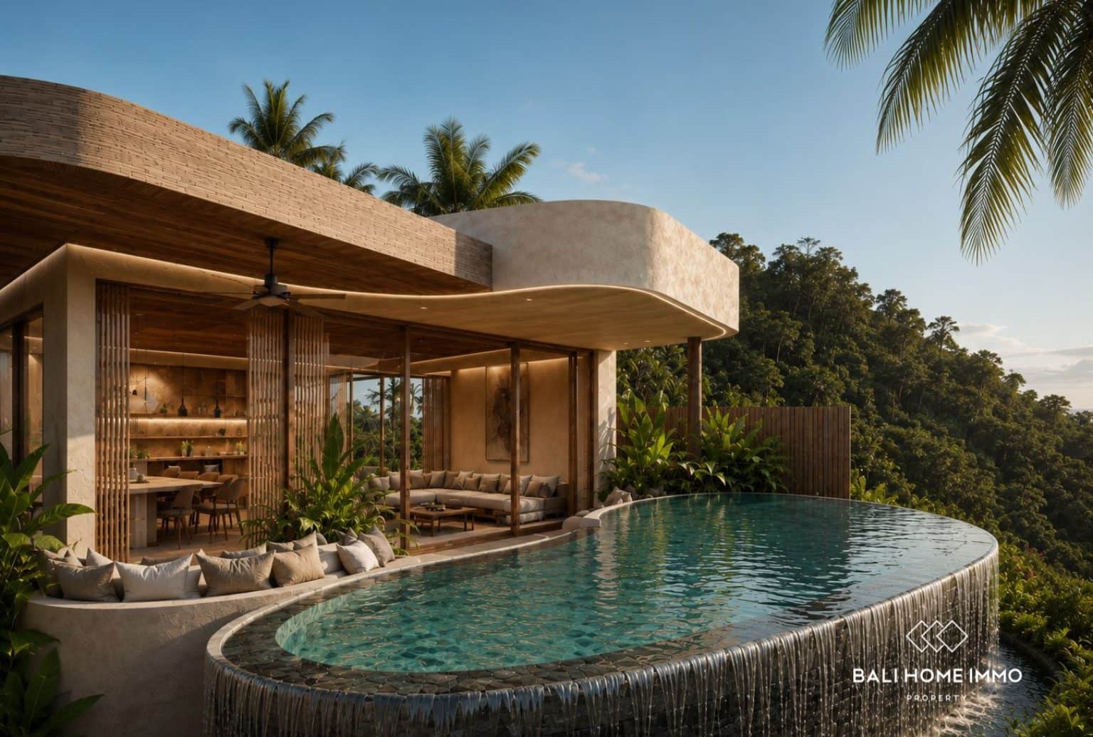 Off Plan 2 Bedroom Tropical Villa in Uluwatu with Private Laguna Style Pool