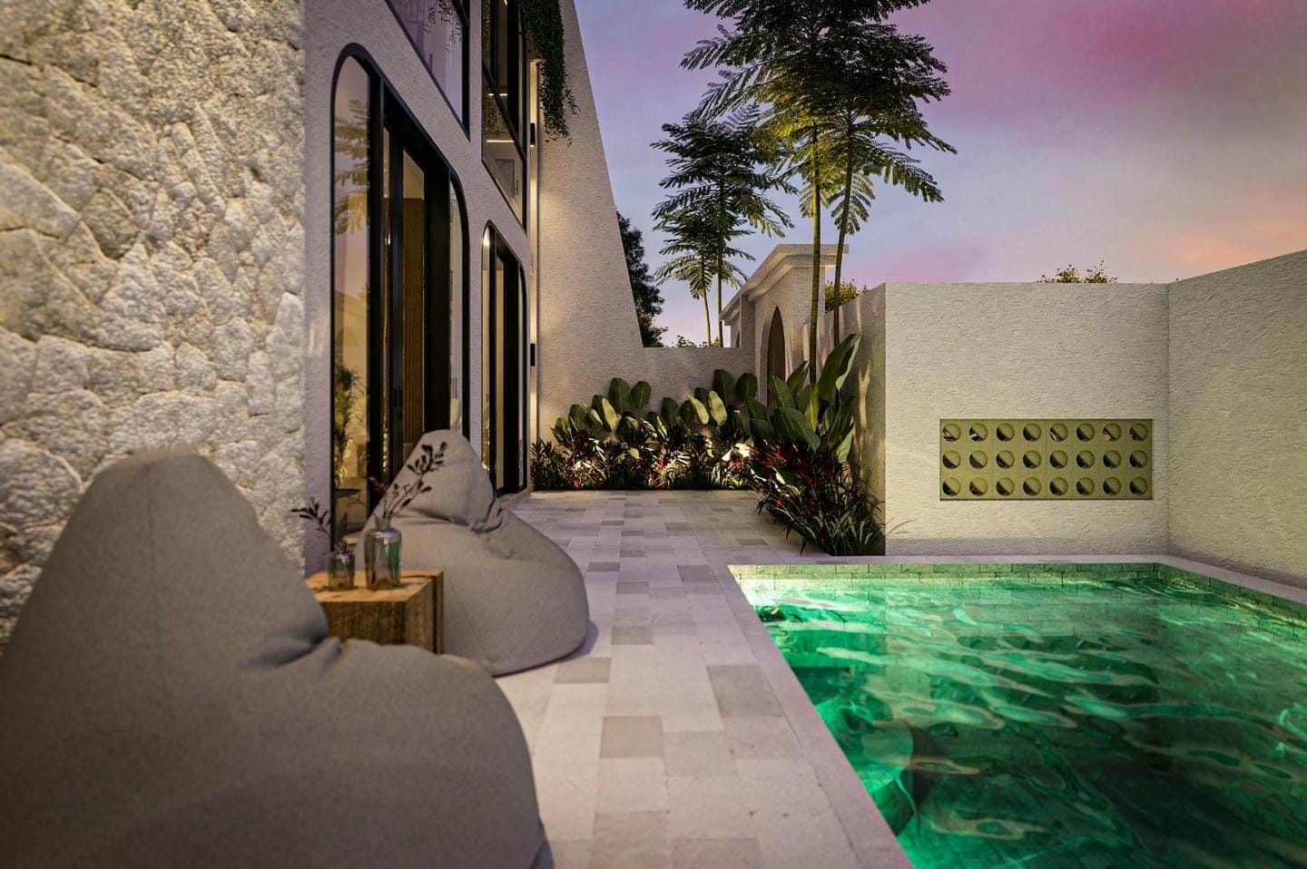 Offplan Ocean View 3 Bedroom Villa for Sale Leasehold in Uluwatu