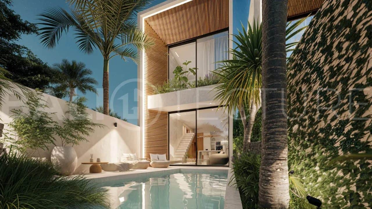 Modern Tropical 1 Bedroom Off-Plan Villas Near Nunggalan Beach