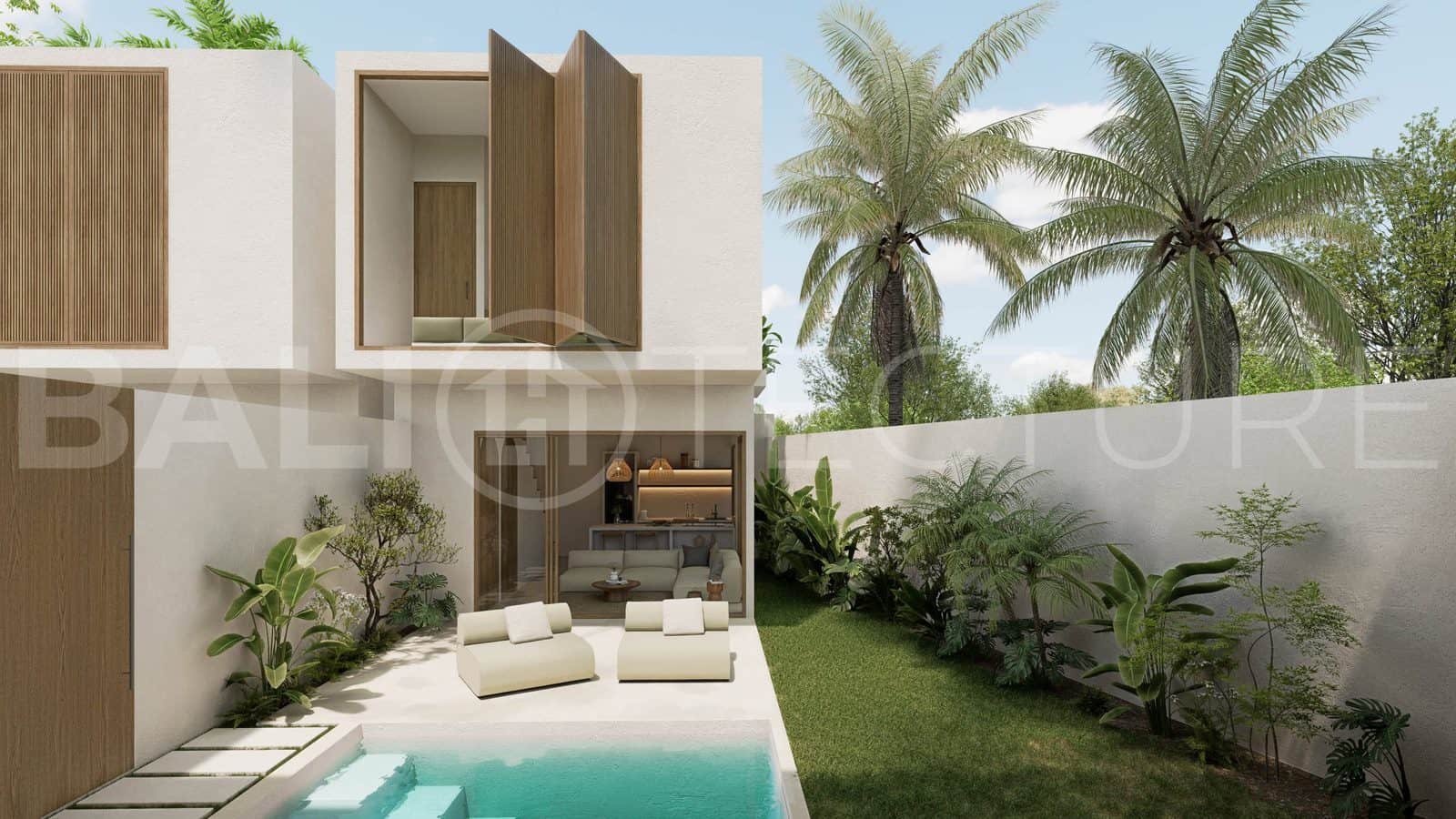 Off Plan 1 Bedroom Modren Minimallis Villa For Sale Near Padang Padang Beach
