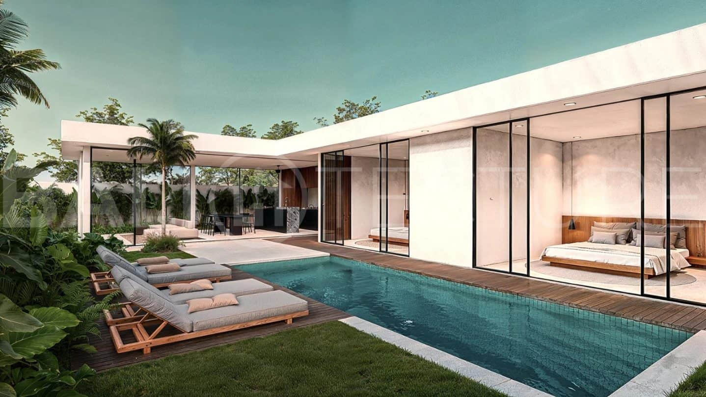 Off-Plan Modern 2 Bedroom Villa for Sale between Seminyak and Kerobokan