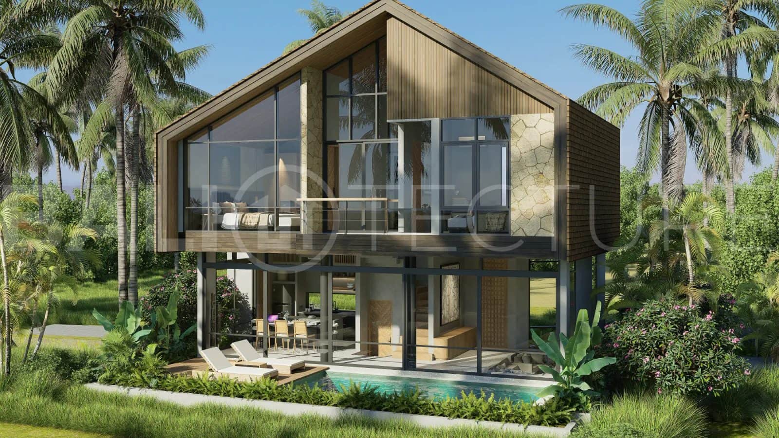 Off-Plan Tropical 2 Bedroom Villa for Sale near Lyma Beach Pererenan