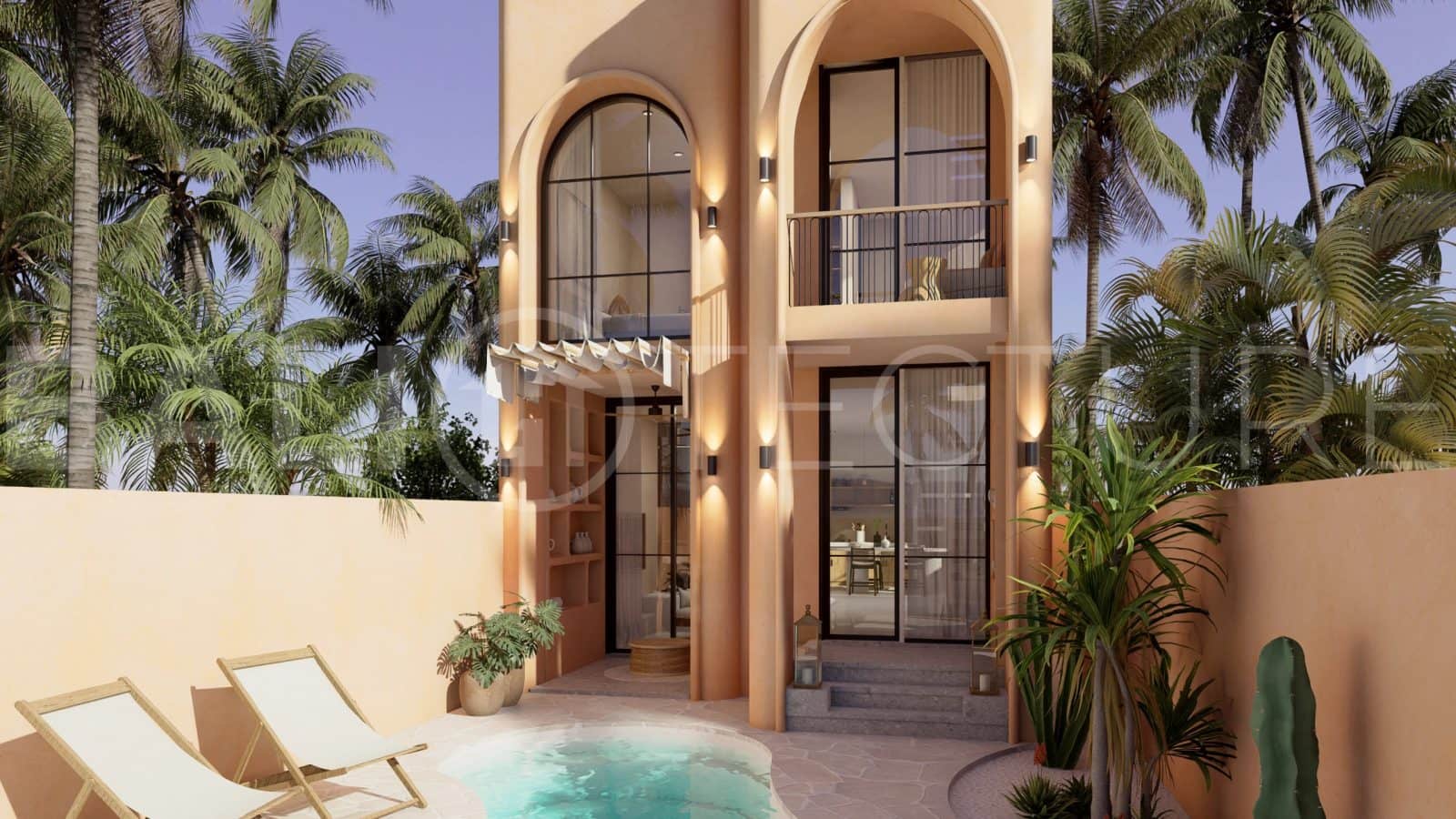 Off-Plan Moroccan 2 Bedroom Villa for Sale near Padang Padang Beach