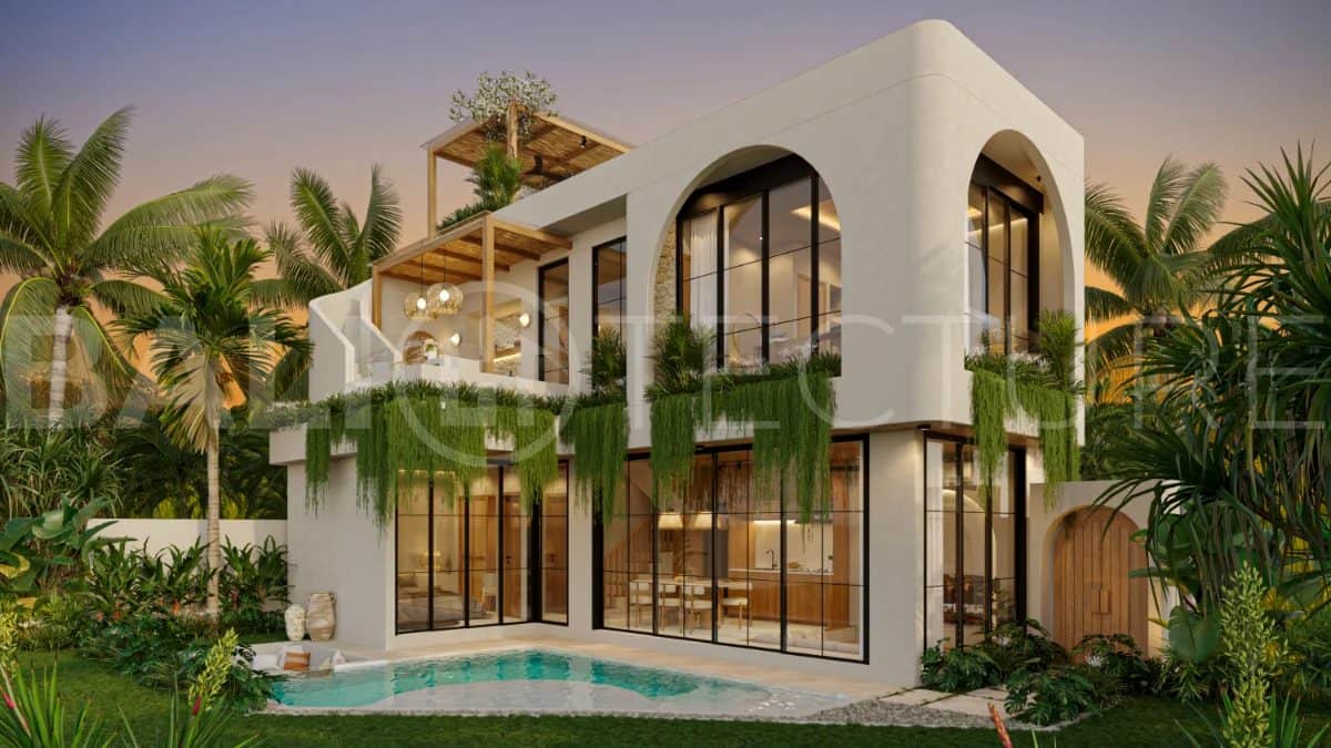 Off-Plan Modern Tropical 3 Bedroom Villa for Sale in Uluwatu