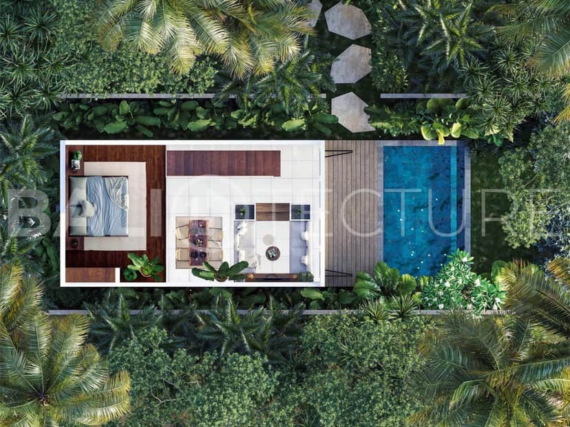 1-bedroom leasehold villa in Bali — photo 4 of 5
