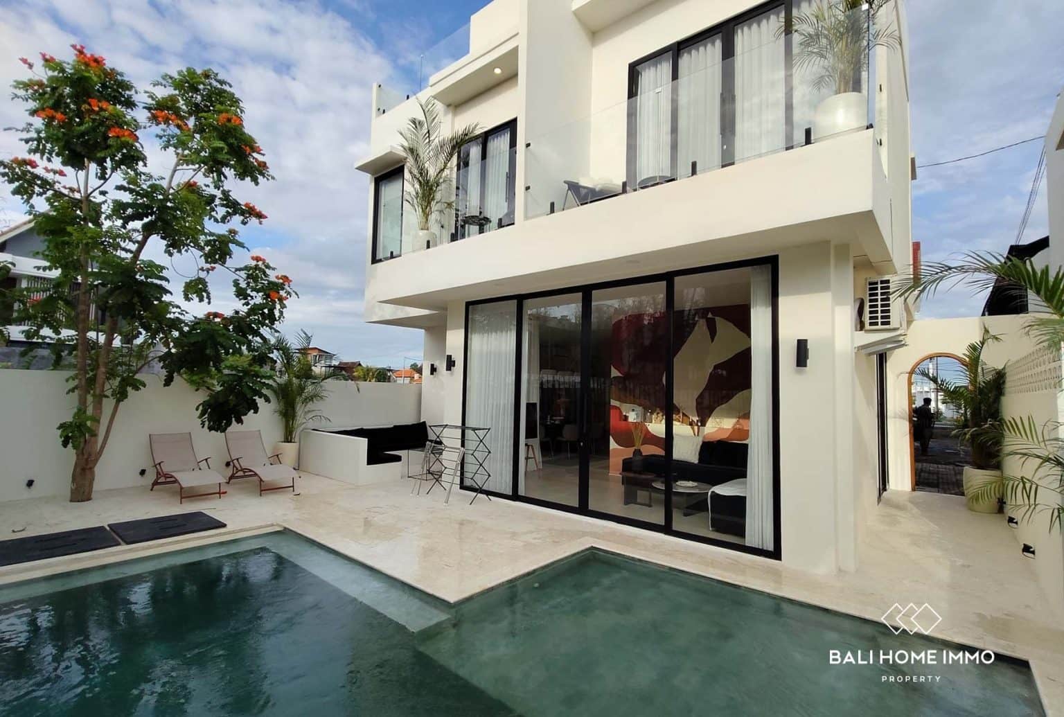 Beachside 4 Bedroom Villa with Rooftop Rice Field Views for Sale in Cemagi Bali