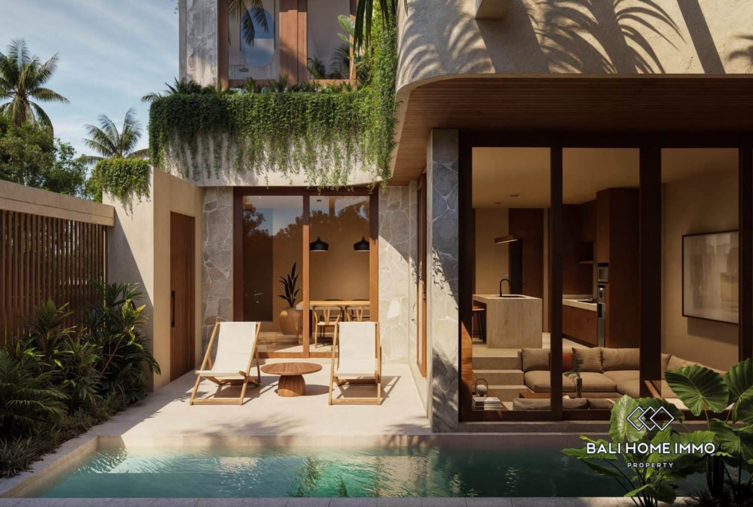 Off Plan Luxury Cliff Front 2 Bedroom Villas with Ocean Views for Sale Leasehold in Pecatu