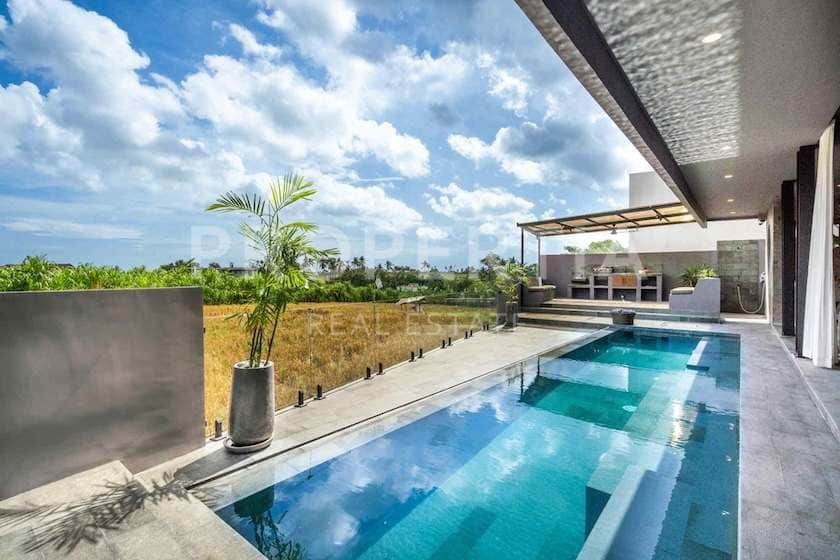 Industrial-style 6-bedroom Villa with Rice Field Views in Tumbak Bayuh