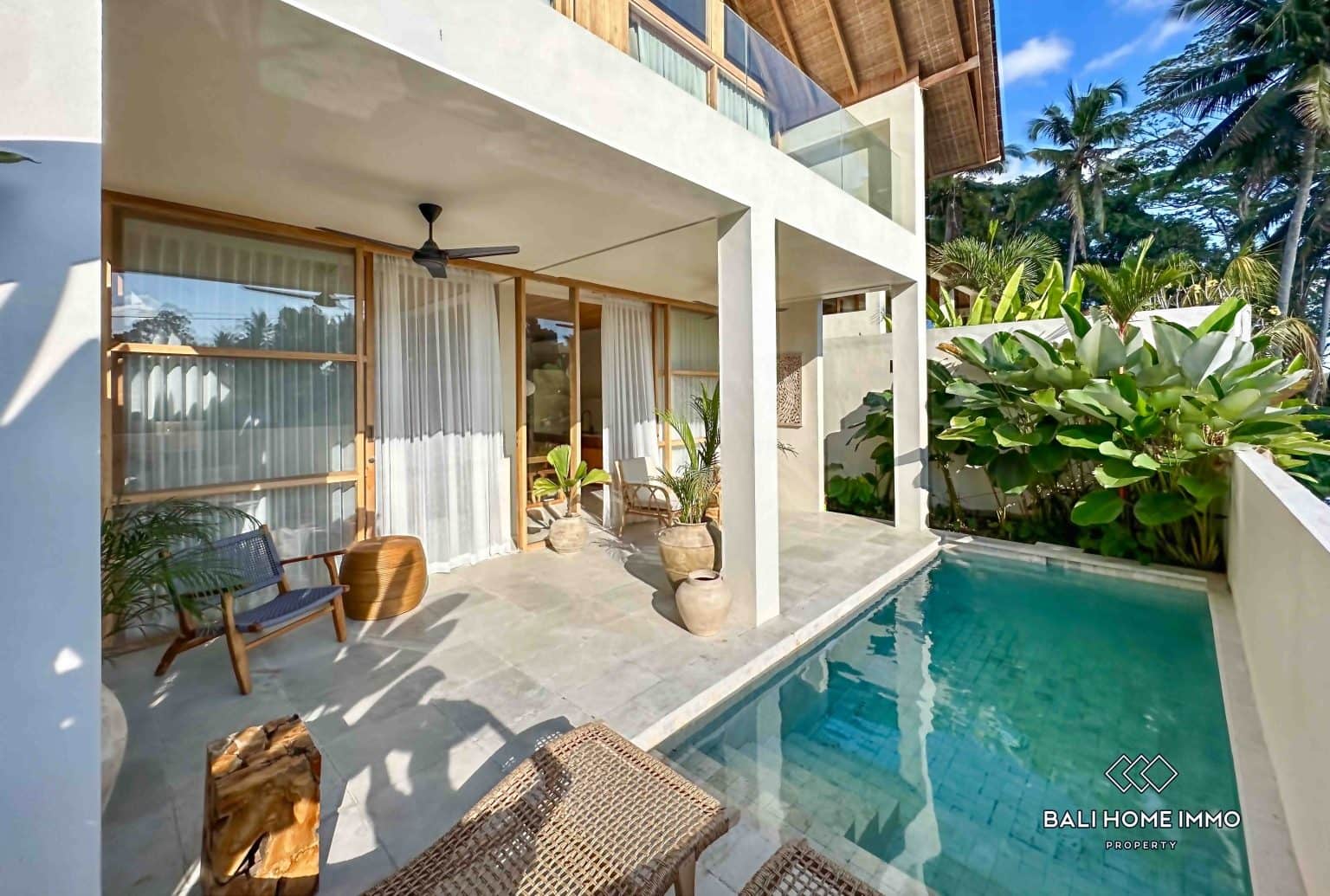 Brand New 2 Bedroom Villa with Ricefield View for Sale in Ubud