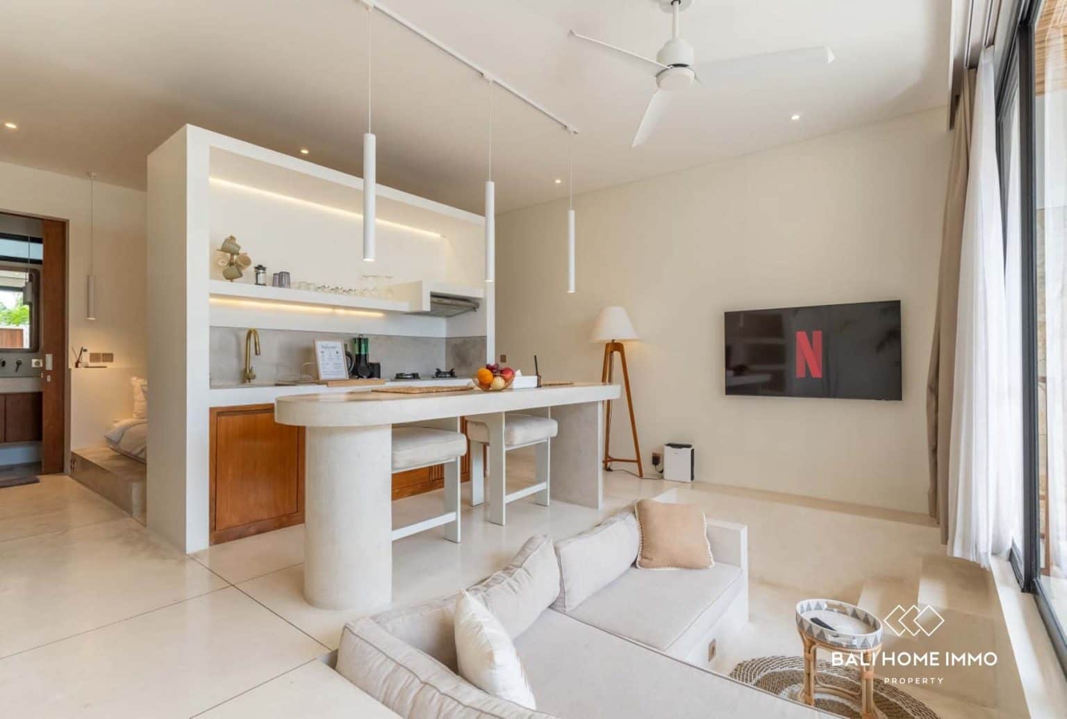 1-bedroom leasehold apartment in Pererenan — photo 4 of 5
