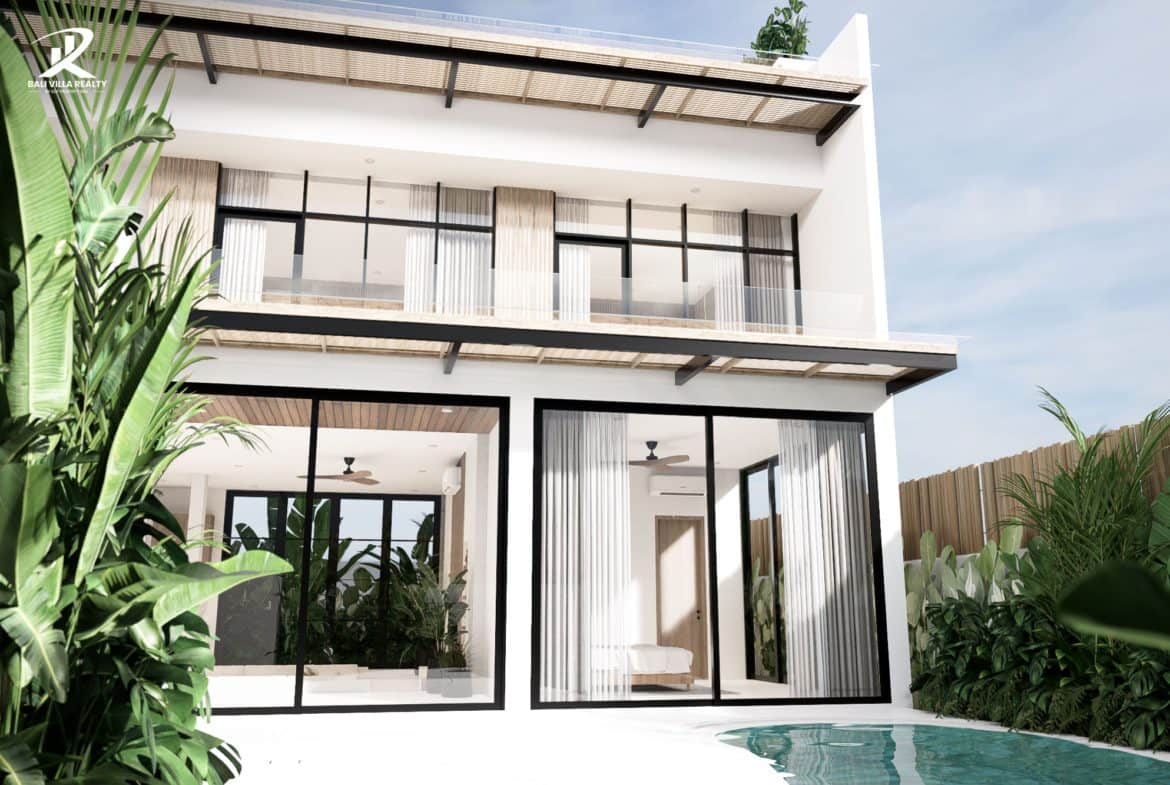 Off-Plan Spacious Luxury 4-Bedroom Villa for Sale Leasehold in Canggu