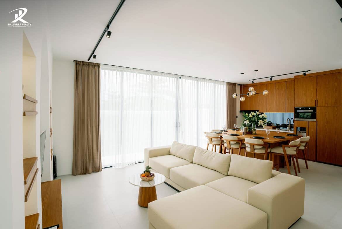 Ocean View Beachside Contemporary 3-Bedroom Leasehold Pererenan Villa