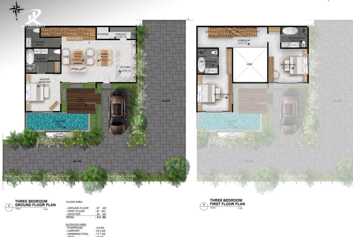 3-bedroom freehold villa in Seminyak — photo 5 of 5