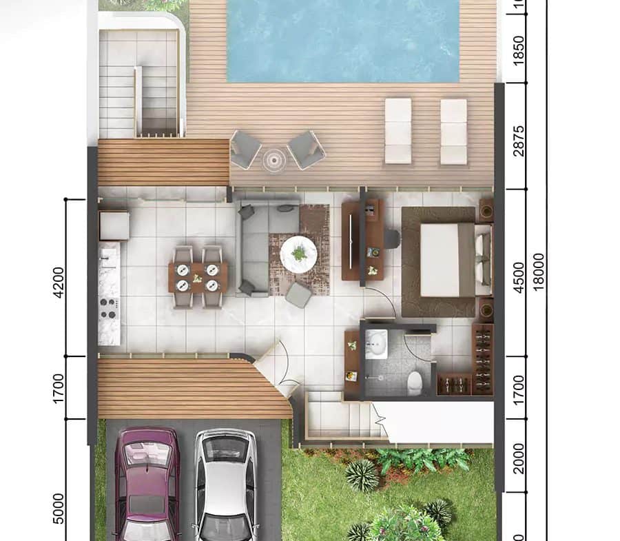 3-bedroom freehold villa in Uluwatu — photo 4 of 5