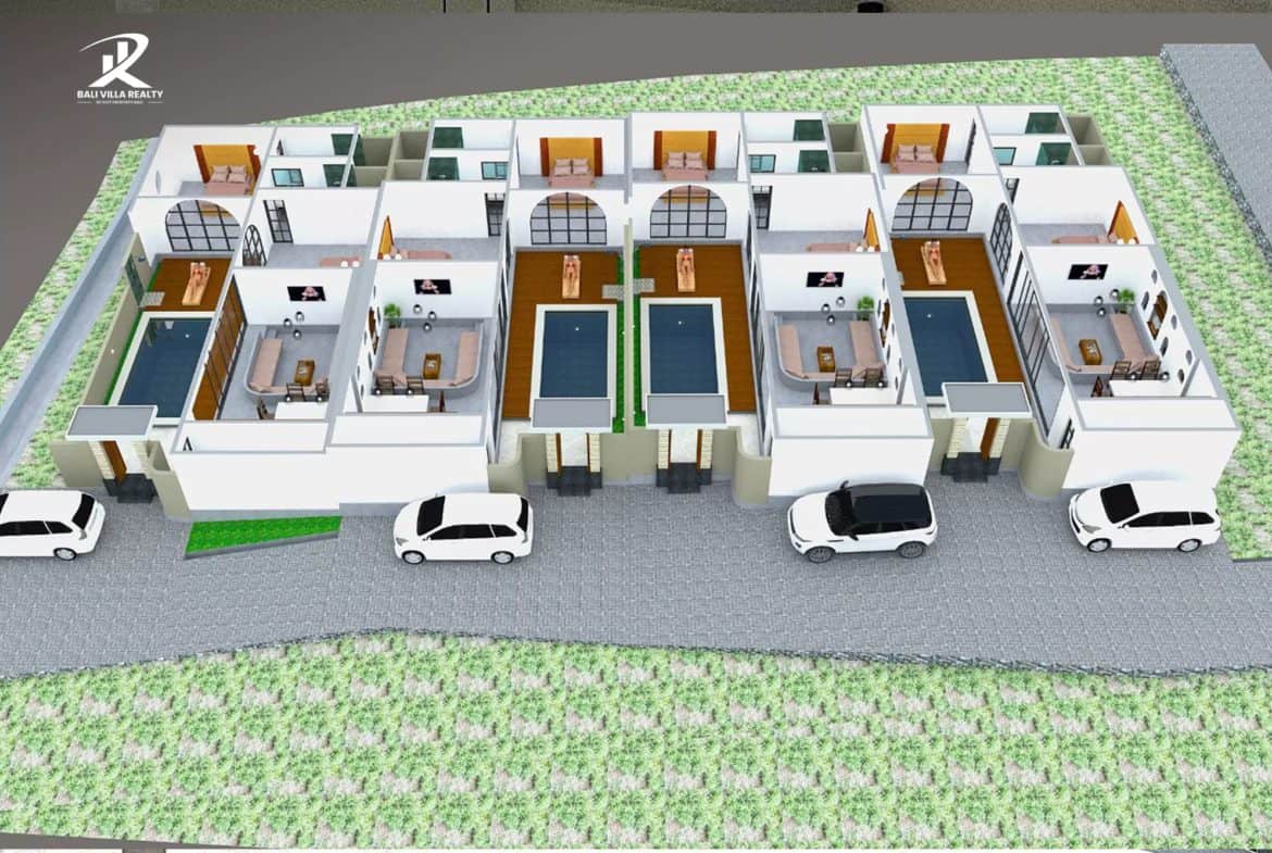 Modern Mediterranean Off-Plan Villas with Private Pool & Smart Design in Tibubeneng For Sale Leasehold