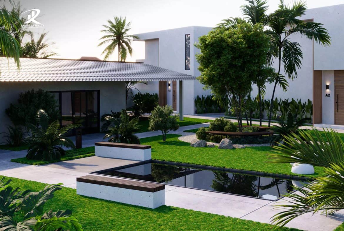 Stylish 2-Bedroom Tropical Villa for Sale with Greenery Views and River Setting in Ubud, Bali