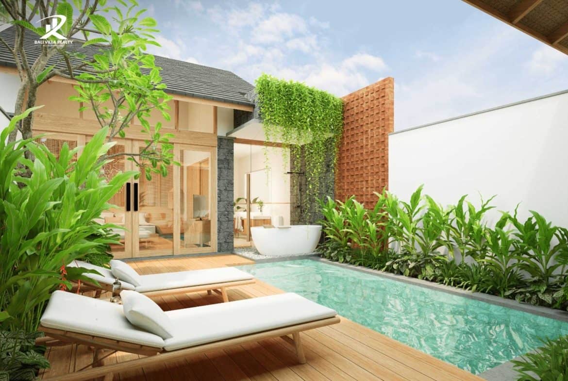 Tropical Elegance Freehold 1-BR Villa For Sale with Private Pool in Seseh Bali