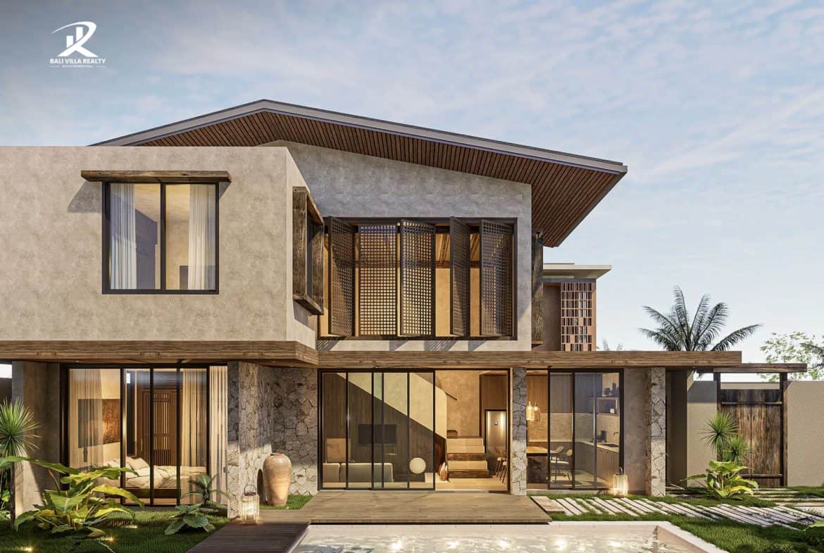 Freehold 3BR Wabi Sabi Villa in Kedungu | Off Plan with Installments Near the Beach